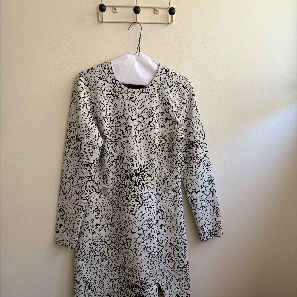 C. Keller Black and White Cocktail Dress